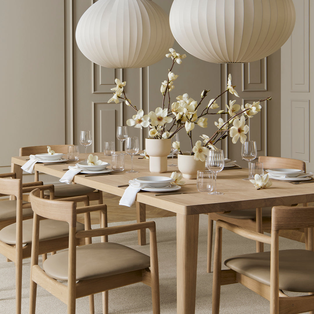 Elegant Rectangular Dining Table for Home & Restaurant - Perfect for Family Dinners, Entertaining Guests & Fine Dining