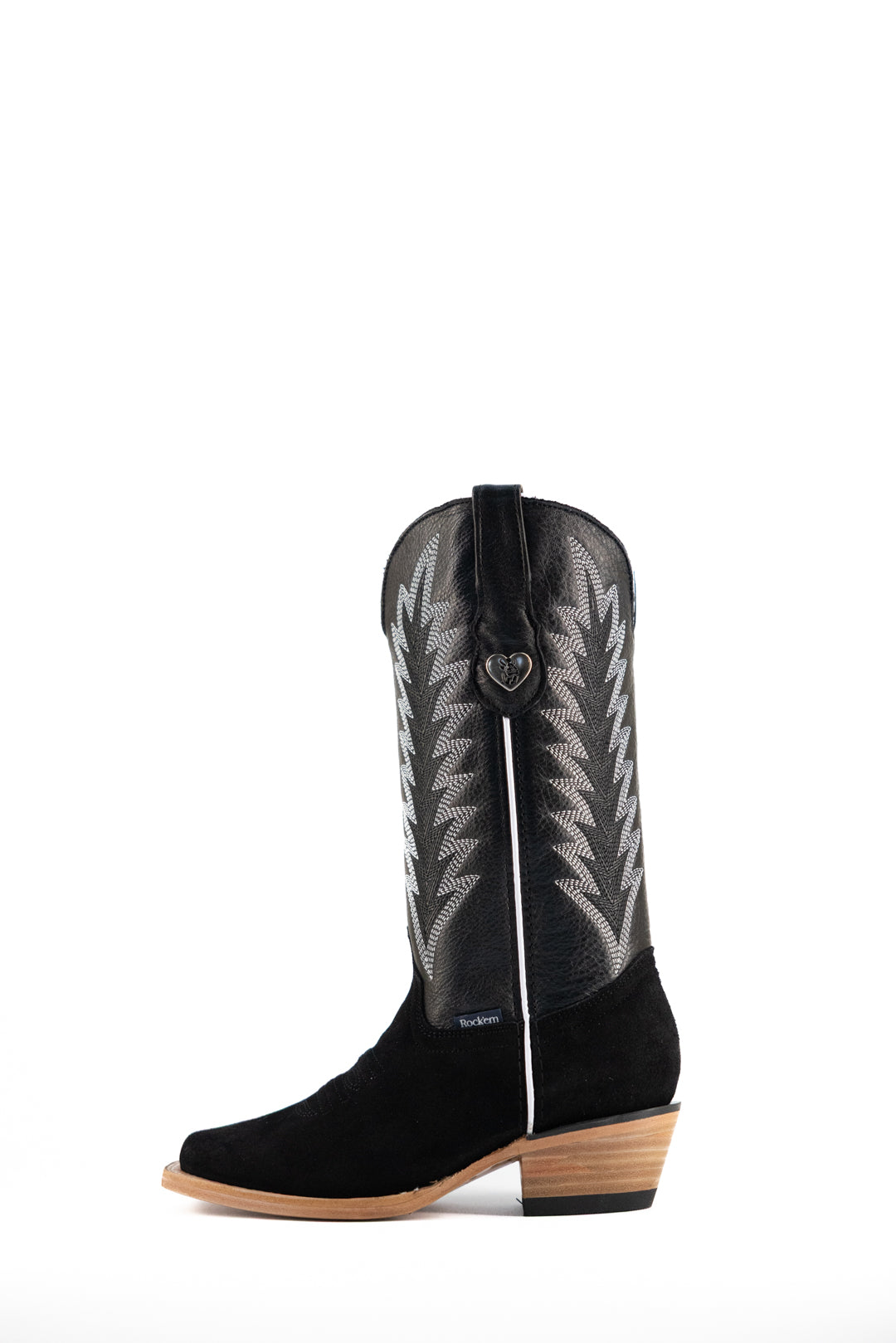 Sierra Roughout Frontier Toe Cowgirl Boots - Western Style Leather Boots for Women - Comfortable & Durable for Riding, Country Dancing & Outdoor Activities