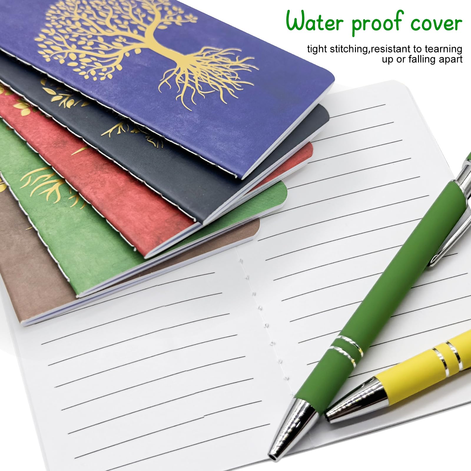 24-Pack Mini Colorful Notebooks - Motivational Journals & Inspirational Notepads for Kids, Teachers, Office - Bulk School Supplies, Travel Notebooks & Gift Prizes (Classic Style) - Perfect for Journaling, Note-Taking, Classroom Rewards & Travel Essentials