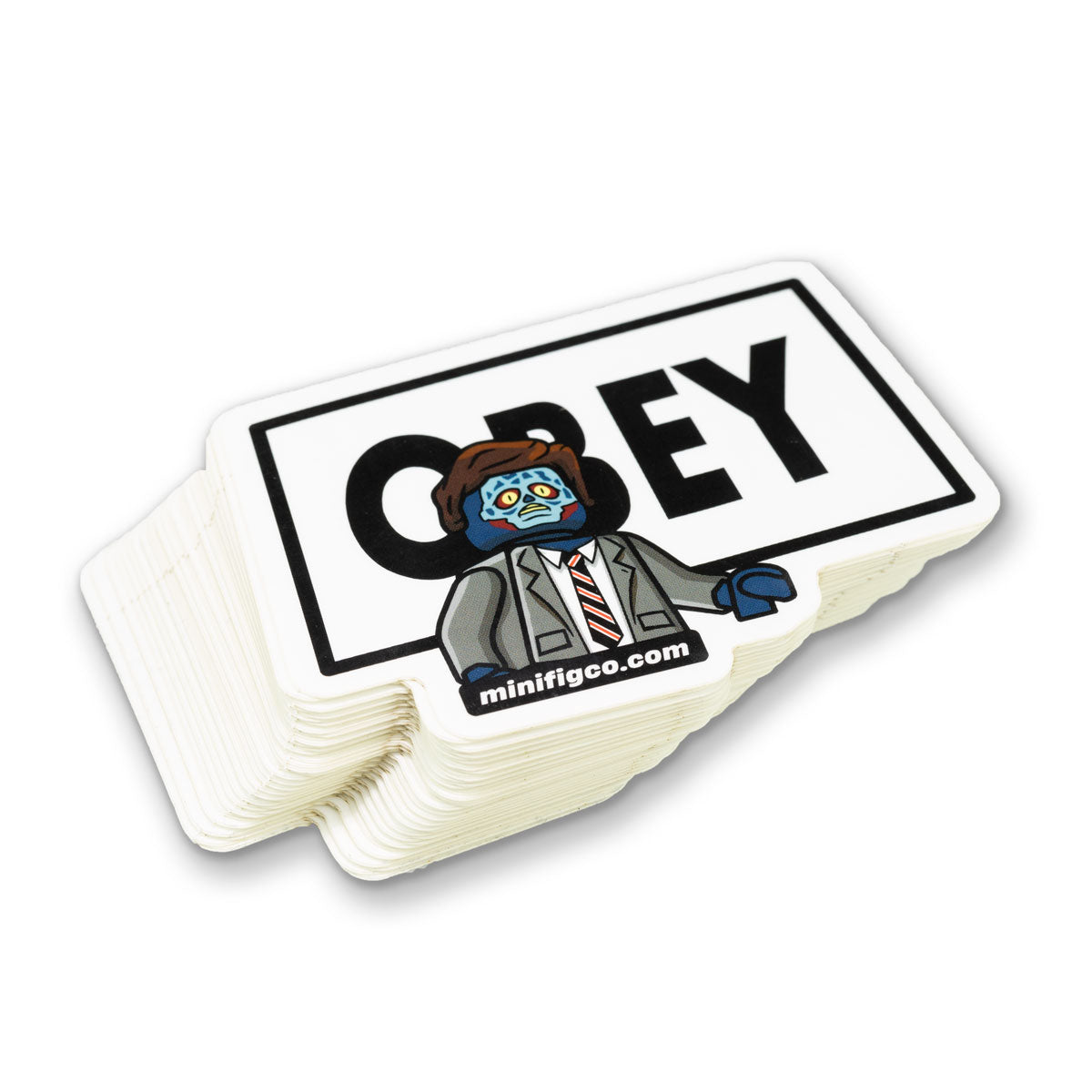 Obey Sticker Pack - Premium Vinyl Decals for Laptops, Cars, Bikes & Skateboards - Waterproof & Durable for Outdoor Use