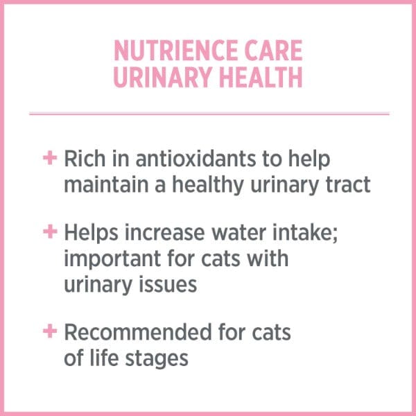 Nutrience Care+ Urinary Health Canned Cat Food for Adult Cats - Wet Food for Urinary Tract Support & Kidney Health - Ideal for Cats with Urinary Issues at Home or Vet Care