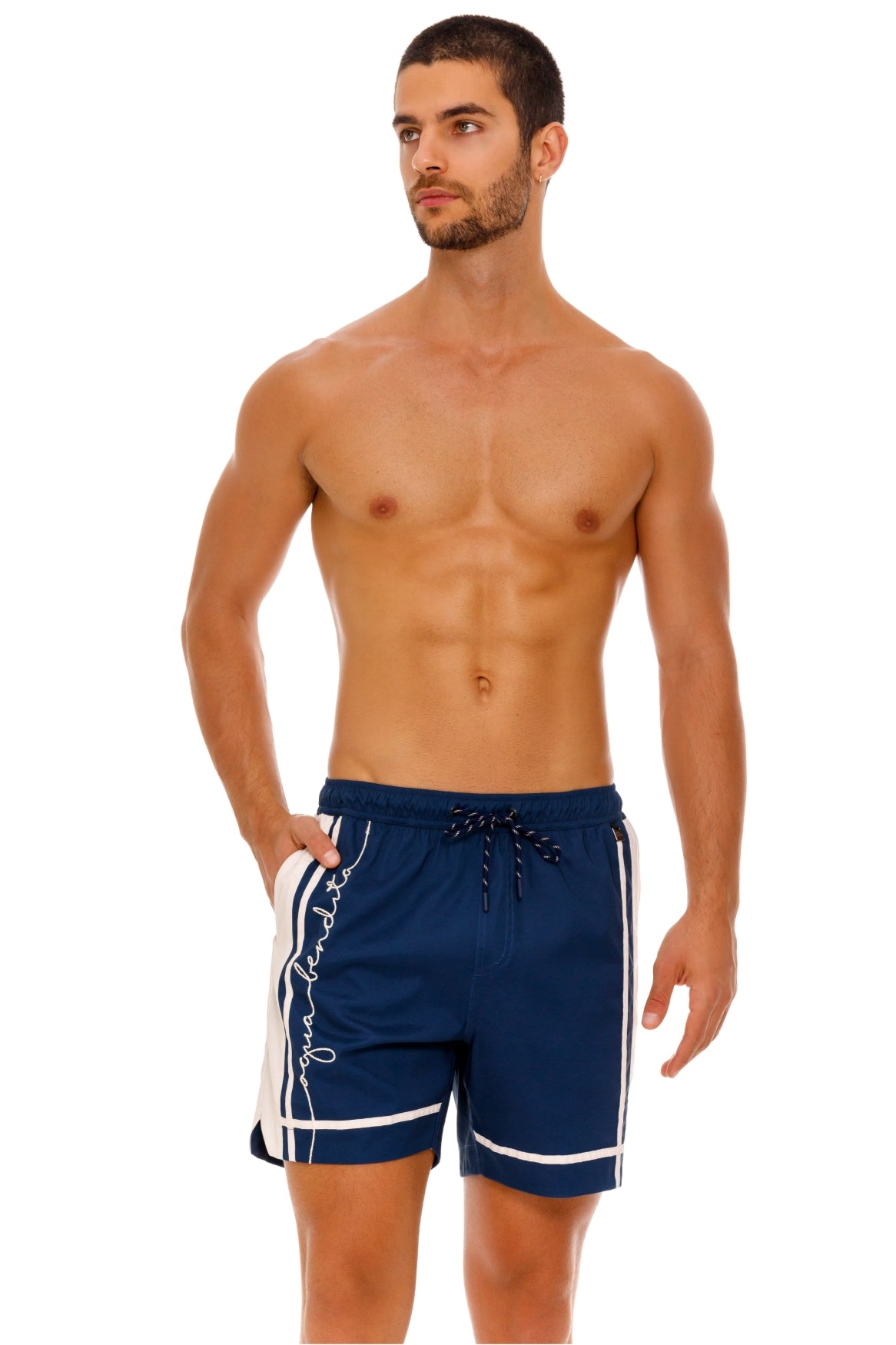 Fredie Men's Quick-Dry Swim Trunks with Mesh Lining - Comfortable Beach Shorts for Swimming, Surfing & Summer Vacation