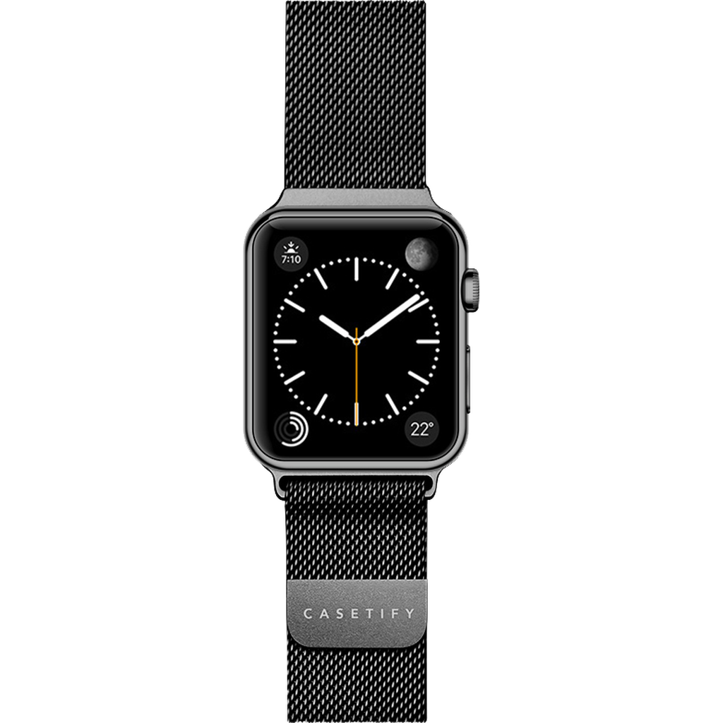 Premium Stainless Steel Watch Band - Durable Metal Replacement Strap for Apple Watch, Samsung & Fitbit - Perfect for Workouts, Office & Everyday Wear