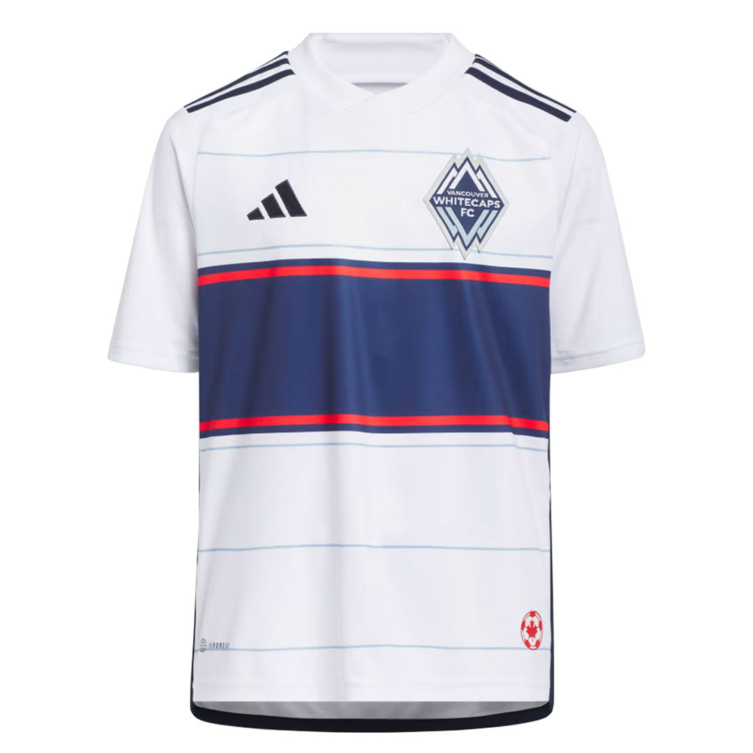 Adidas Kids' Vancouver Whitecaps 23/24 Home Jersey - Youth Soccer Jersey for Boys & Girls - Perfect for Games, Training & Fan Support (HU1389)