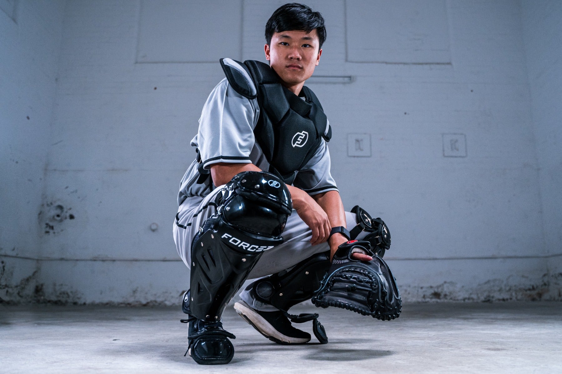 FORCE3 Defender Catcher Leg Guards - Best Baseball Catcher Shin Guards for Youth & Adults - Perfect for Training, Games & Competitive Play