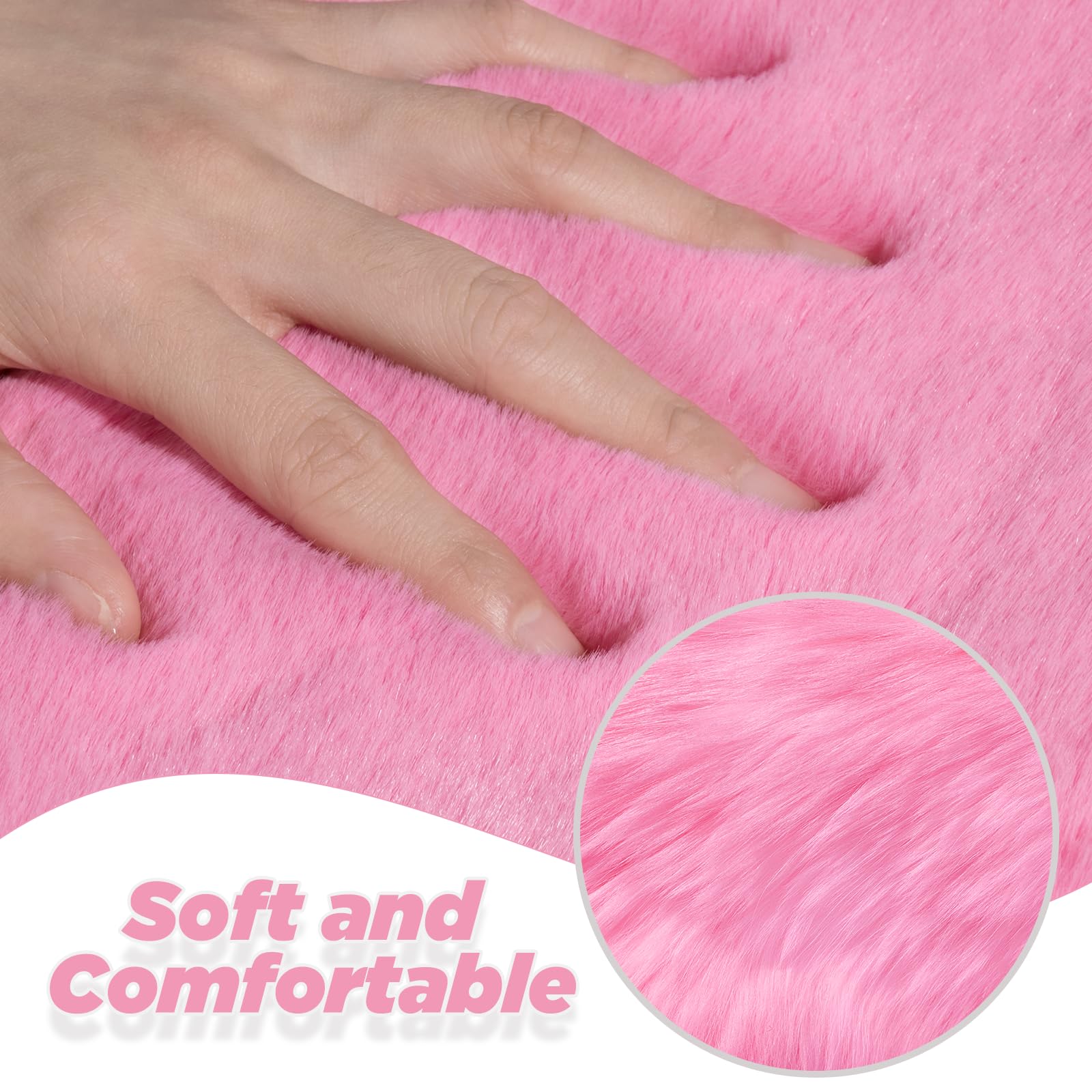Premium Furry Car Armrest Cover - Soft Fluffy Center Console Pad for Cars, SUVs & Trucks - Universal Fit for Most Vehicles - Comfortable & Stylish Accessory for Men & Women (Pink) - Perfect for Long Drives & Daily Commutes