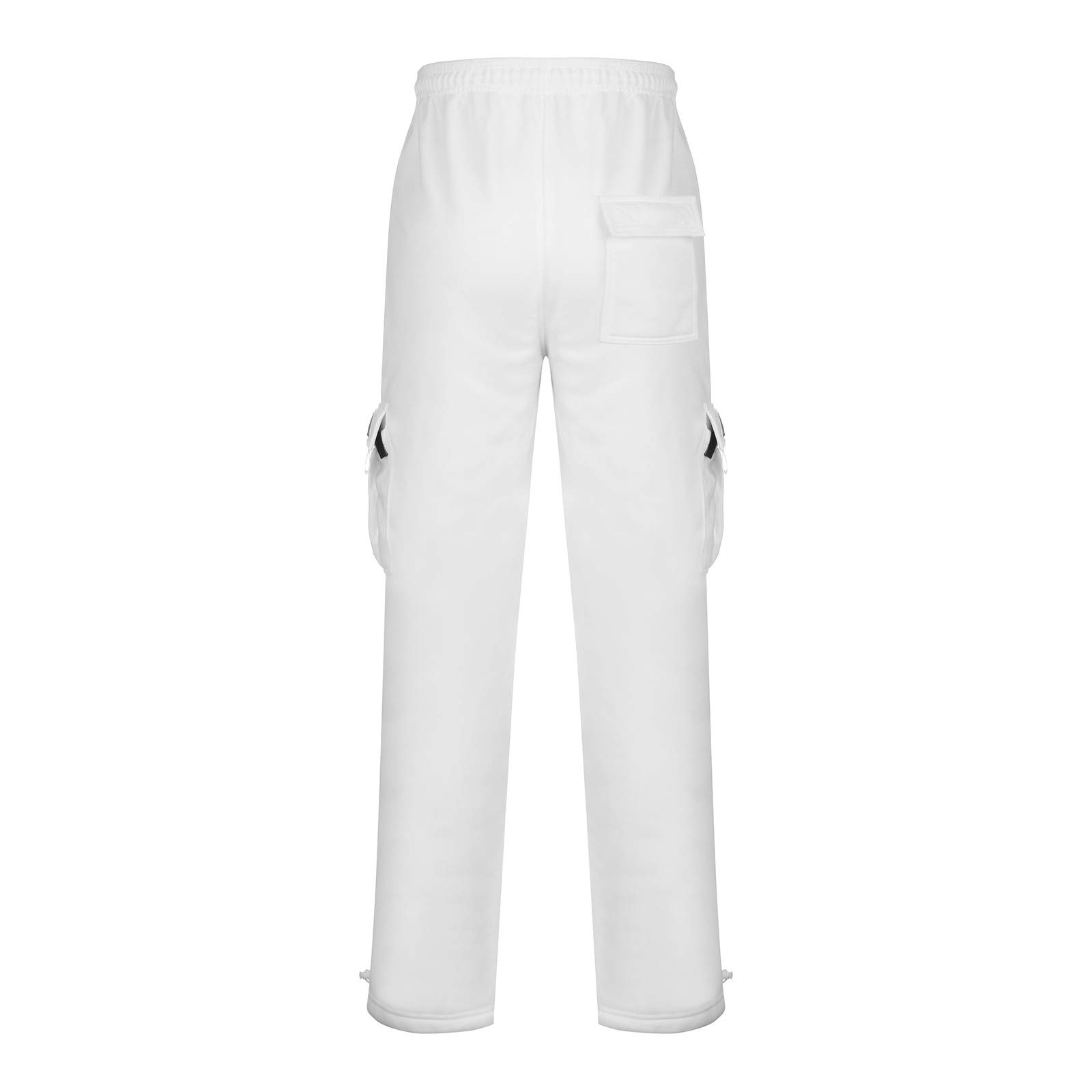 PIMOXV Men's Casual Jogger Pants - Cotton Cargo Sweatpants with Tactical Design & Adjustable Cuffs for Running, Workout & Outdoor Activities | Comfortable Athletic Lounge Pants for Gym, Travel & Everyday Wear