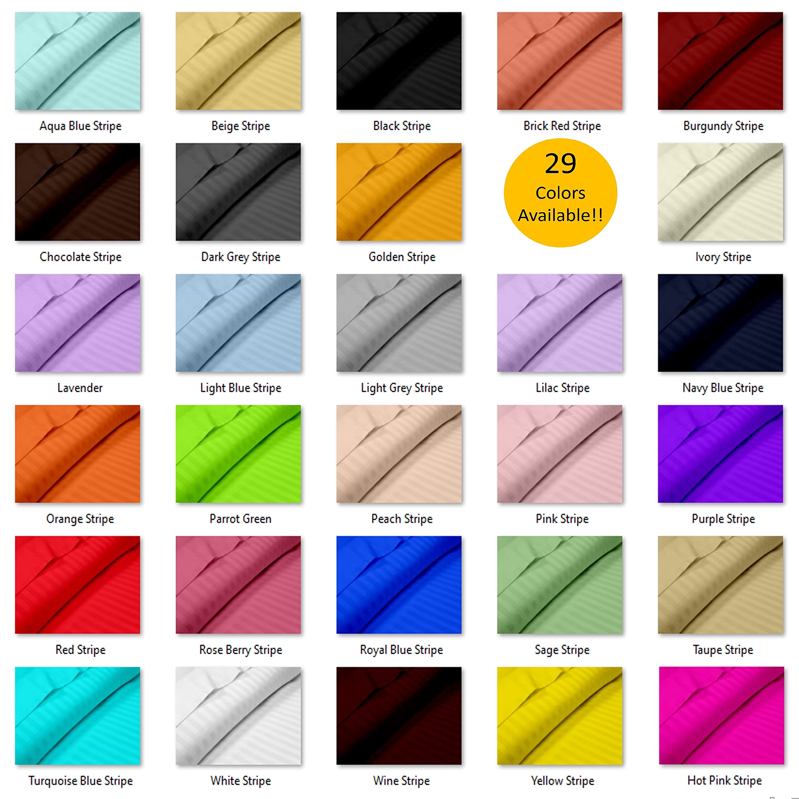Luxury Twin XL Sheets 600-Thread-Count 100% Egyptian Cotton Bed Sheet Set - 4PC Premium Sateen Weave with Deep Pocket (Fits 10