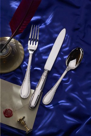 Premium Ricci Argentieri Impero Stainless Steel Dinner Knife Set - Elegant Cutlery for Fine Dining, Weddings & Formal Occasions