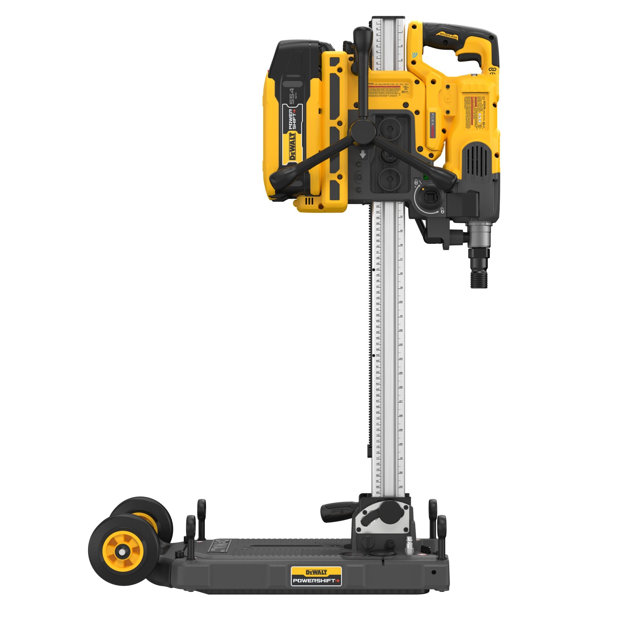 DEWALT DCPS150AG2 Powershift 6-3/8 Inch Core Drill Stand Kit - Professional Concrete Drilling for Construction & Renovation Projects
