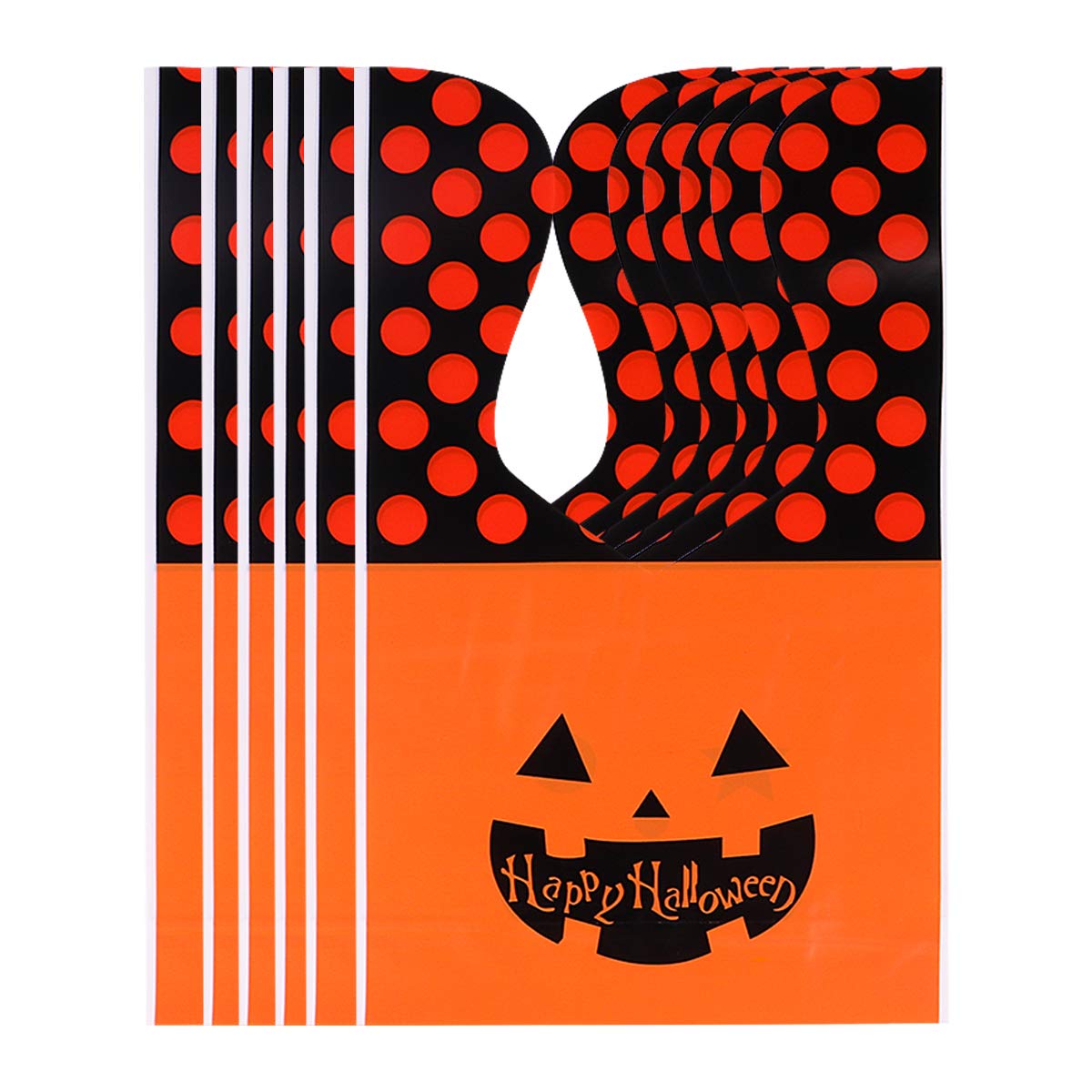 50Pcs Halloween Candy Bags with Rabbit Ears - Cute Trick or Treat Goodie Bags for Kids Party Favors, School Events & Halloween Festivities