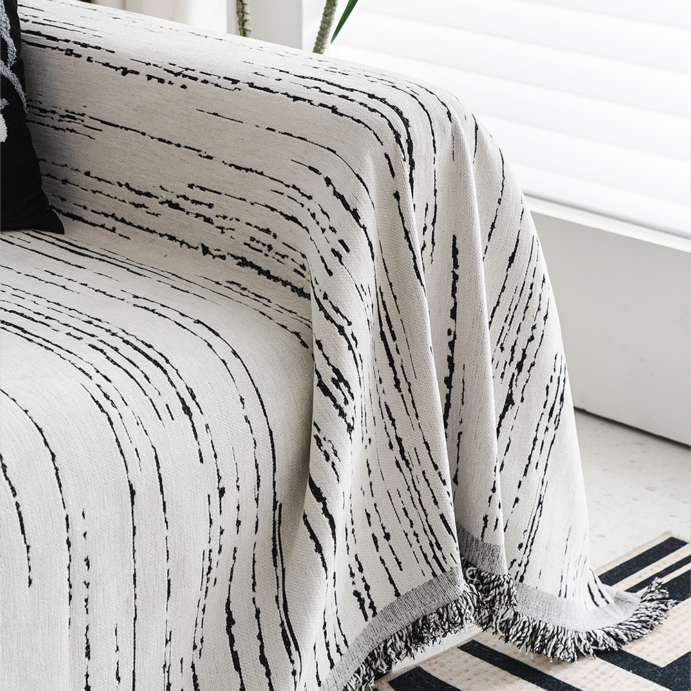 Waterfall Wonder Sofa Cover - Stretchable Furniture Protector for Couches, Chairs & Loveseats - Perfect for Pets, Kids & Everyday Use