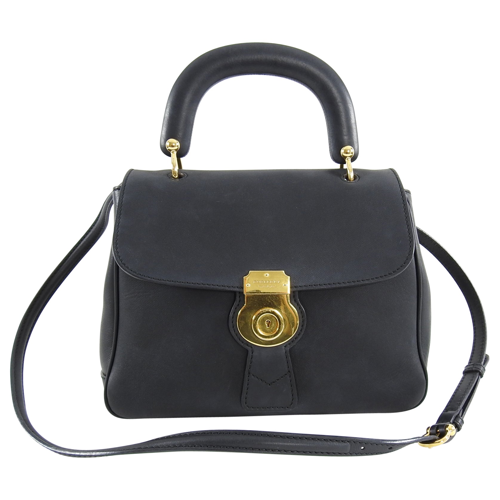 Burberry DK88 Medium Trench Leather Crossbody Bag for Women | Luxury Designer Handbag for Work, Travel & Everyday Use