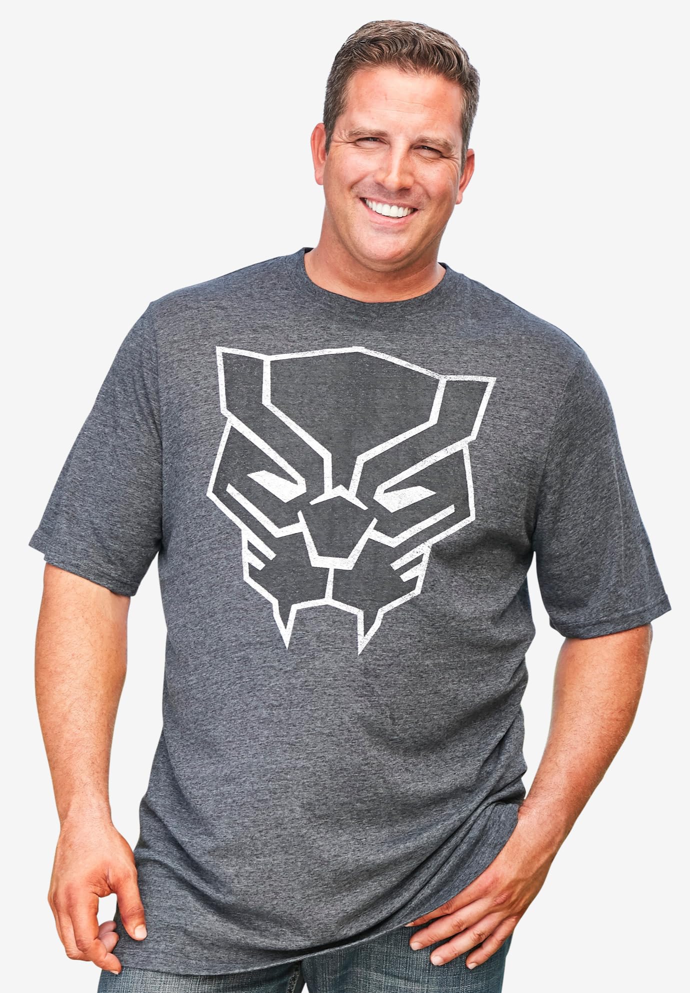 Marvel Superhero Graphic T-Shirt for Men - Cool Superhero Print Cotton Tee - Perfect for Casual Wear, Cosplay, and Comic Con Events