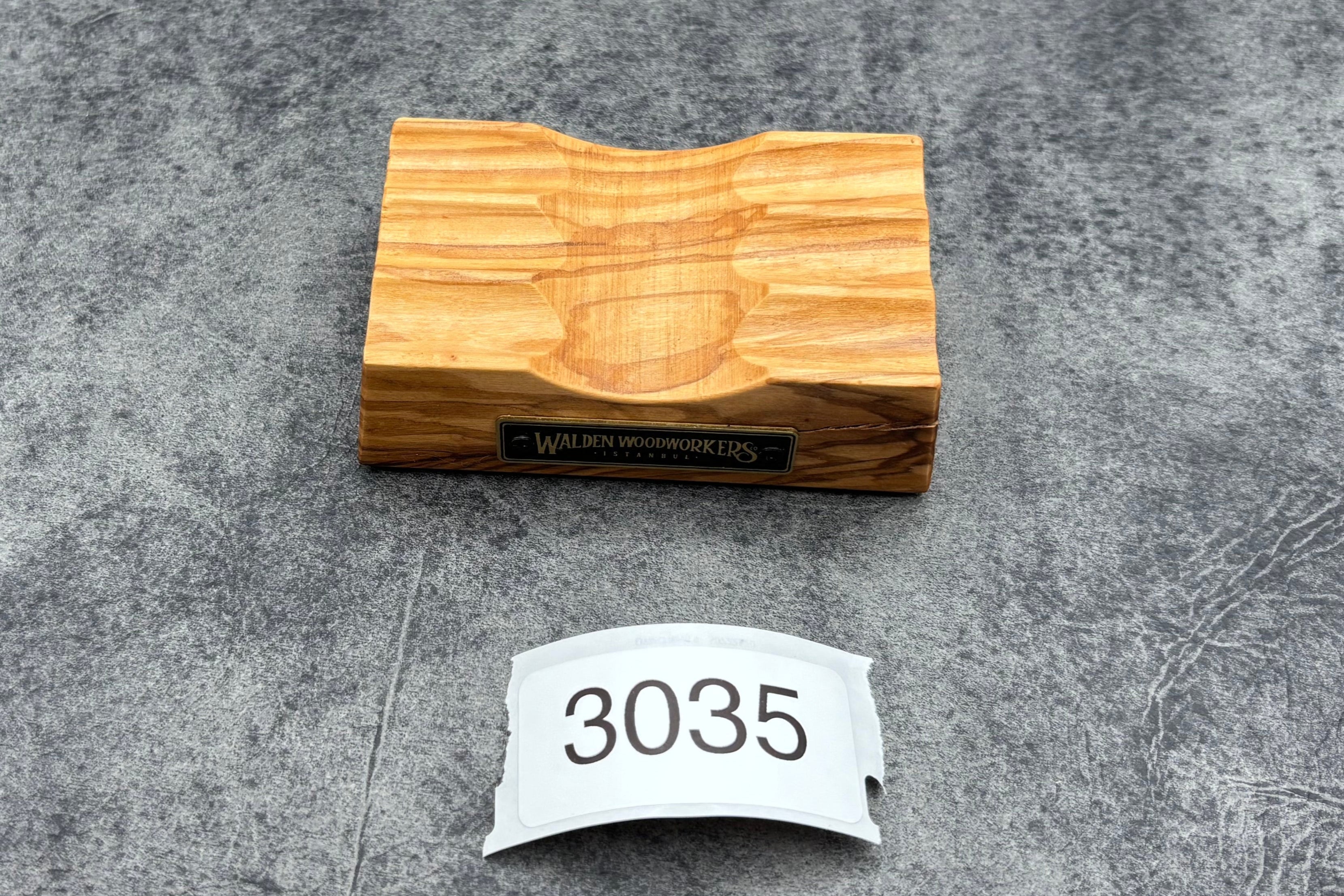 SECONDS Wooden Pen and Brush Stand - Olive 3035 | Premium Pen Holder for Artists, Writers & Calligraphy | Perfect for Office, Studio & Home Desk Organization