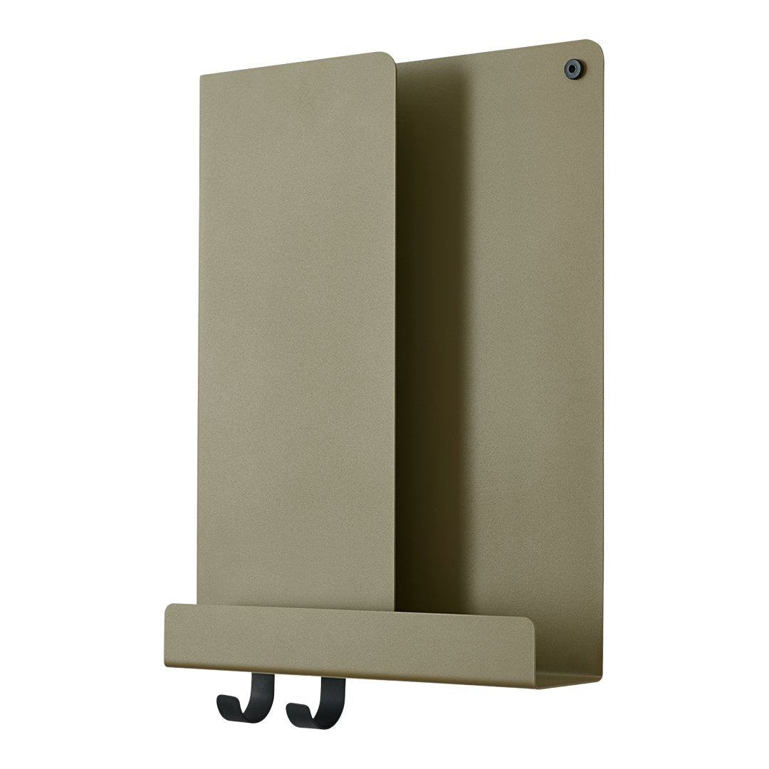 Muuto Johan Van Hengel Folded Shelves - Modern Wall Shelves for Living Room, Bedroom & Office Storage - Stylish Scandinavian Design for Home Decor
