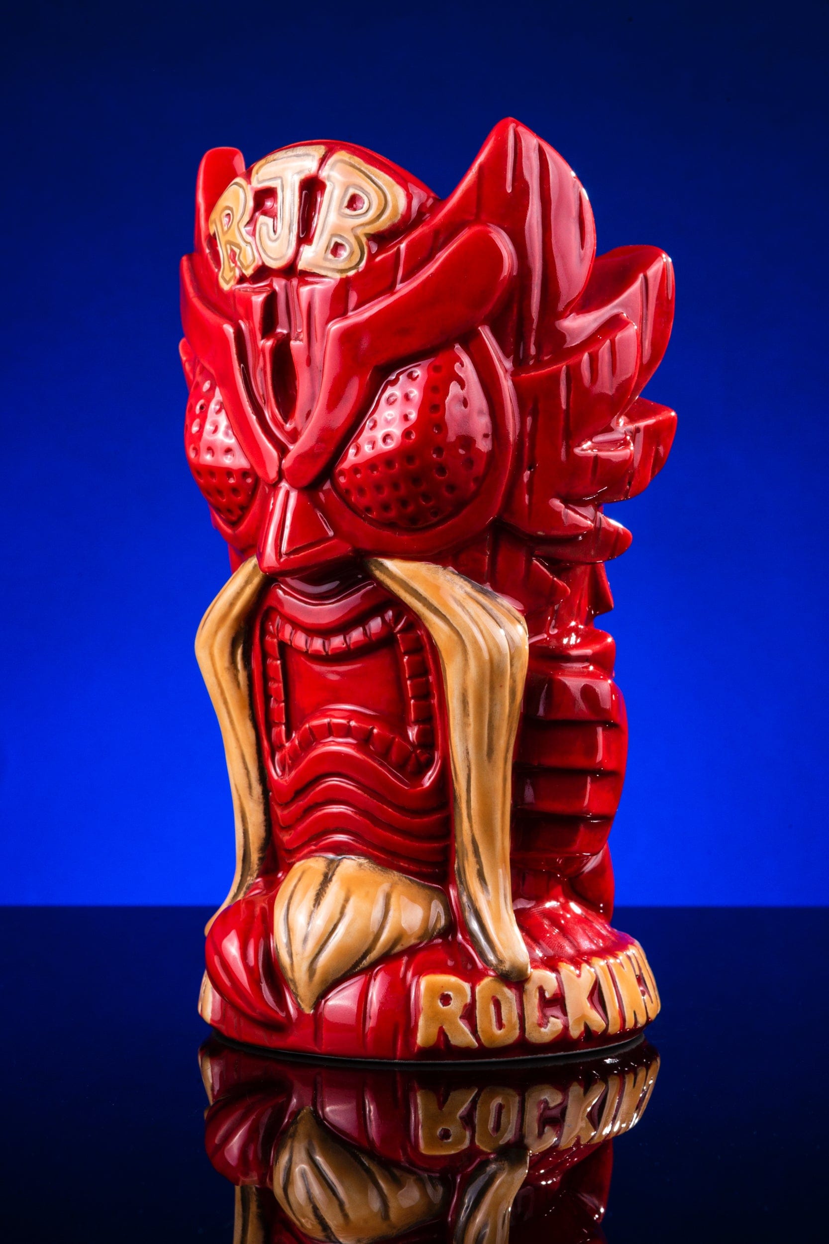 God Bird Man Tiki Mug - Handcrafted Ceramic Tropical Cocktail Cup for Exotic Drinks | Perfect for Luau Parties, Beach Bars & Tiki-Themed Decor