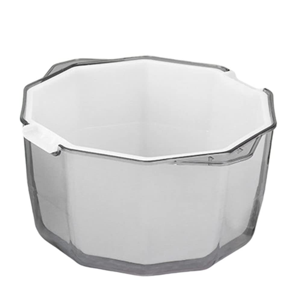 HEMOTON 2-Pack Stainless Steel Colander Set - Double-Layer Mesh Strainer Basket for Fruits, Vegetables, Pasta & Kitchen Draining - Durable Food Strainer with Hollow Design (White) - Perfect for Sink, Cooking & Meal Prep