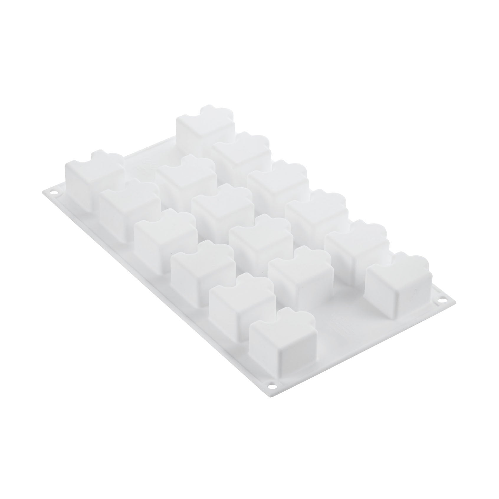 SILIKOMART Puzzle 30 - Premium Silicone Baking Mold with Cutter for Cakes, Chocolate & Desserts - Perfect for Birthday Parties, DIY Treats & Home Baking