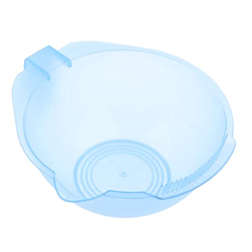 Professional Blue Hair Color Mixing Bowl with Teeth for Salon & Home Use - Perfect for Hair Dye Mixing, Highlights, and Balayage Applications