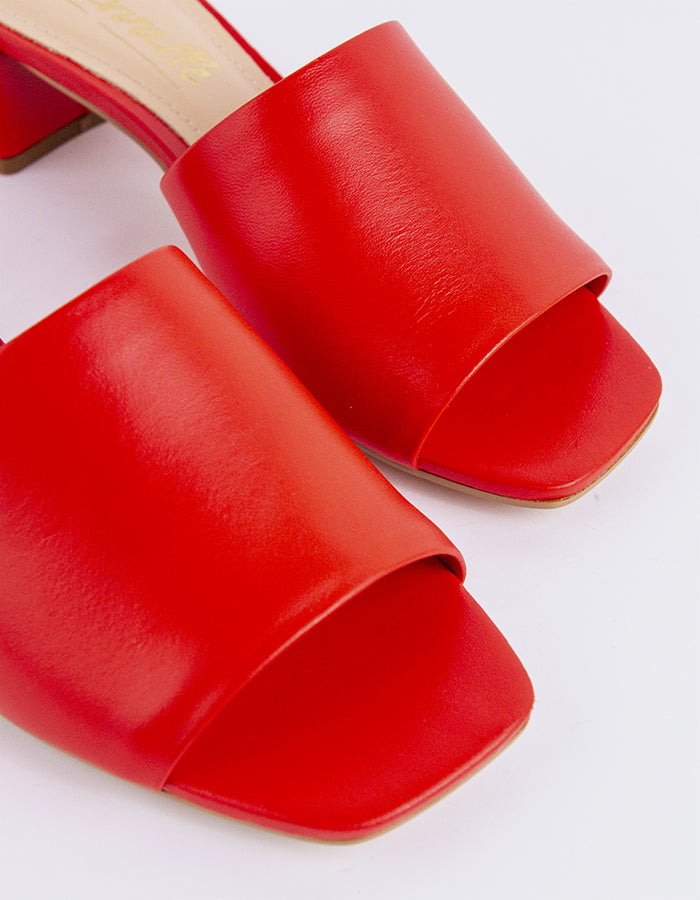 Fortunata Genuine Red Leather Handbag - Stylish & Durable for Women | Perfect for Work, Evening Events & Daily Use
