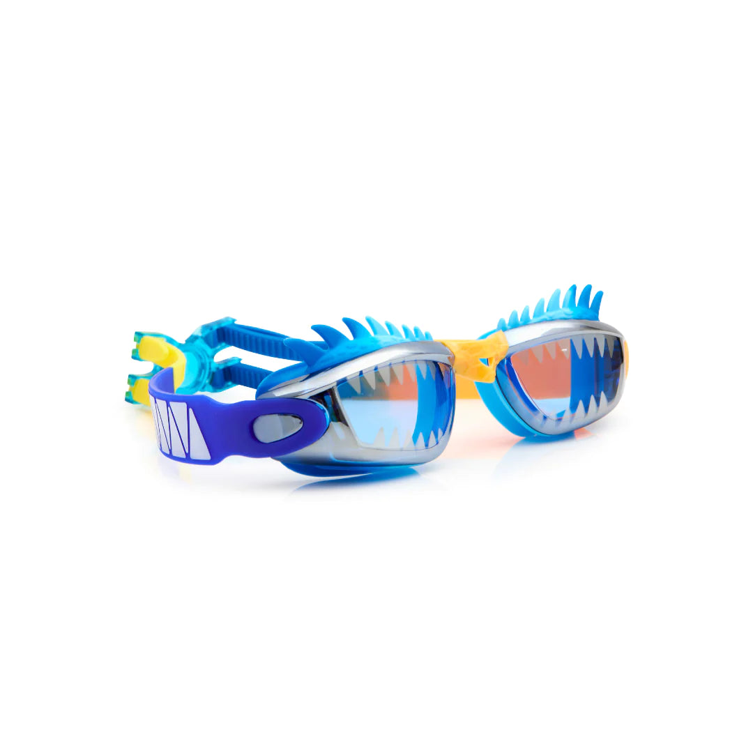 Bling2o Kids Swim Goggles - Blue Dragon Design | Anti-Fog UV Protection Swimming Goggles for Boys & Girls | Perfect for Pool, Beach & Water Sports