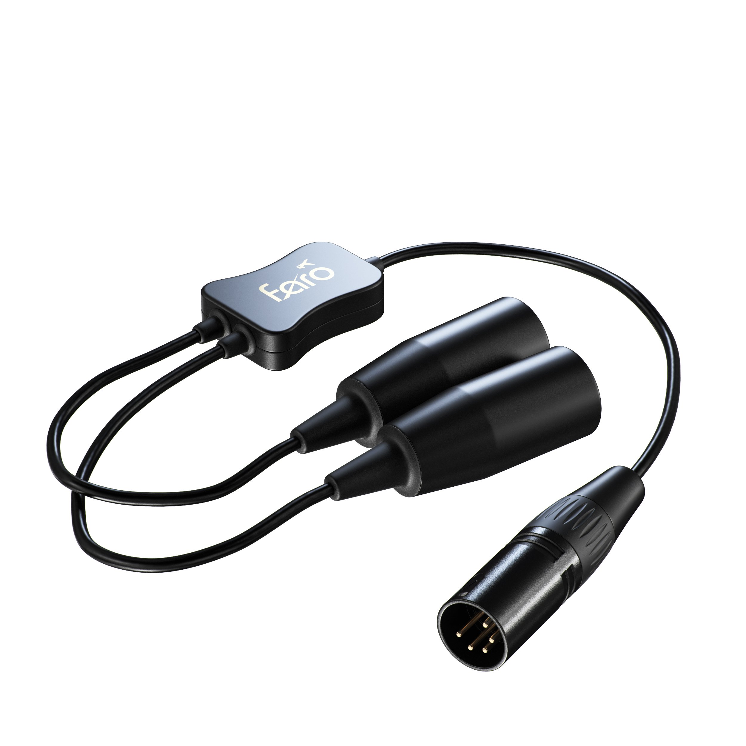 GA (Dual Plug) to Airbus XLR Pilot Headset Adapter - Professional Aviation Audio Converter for Flight Simulators & Cockpit Communication