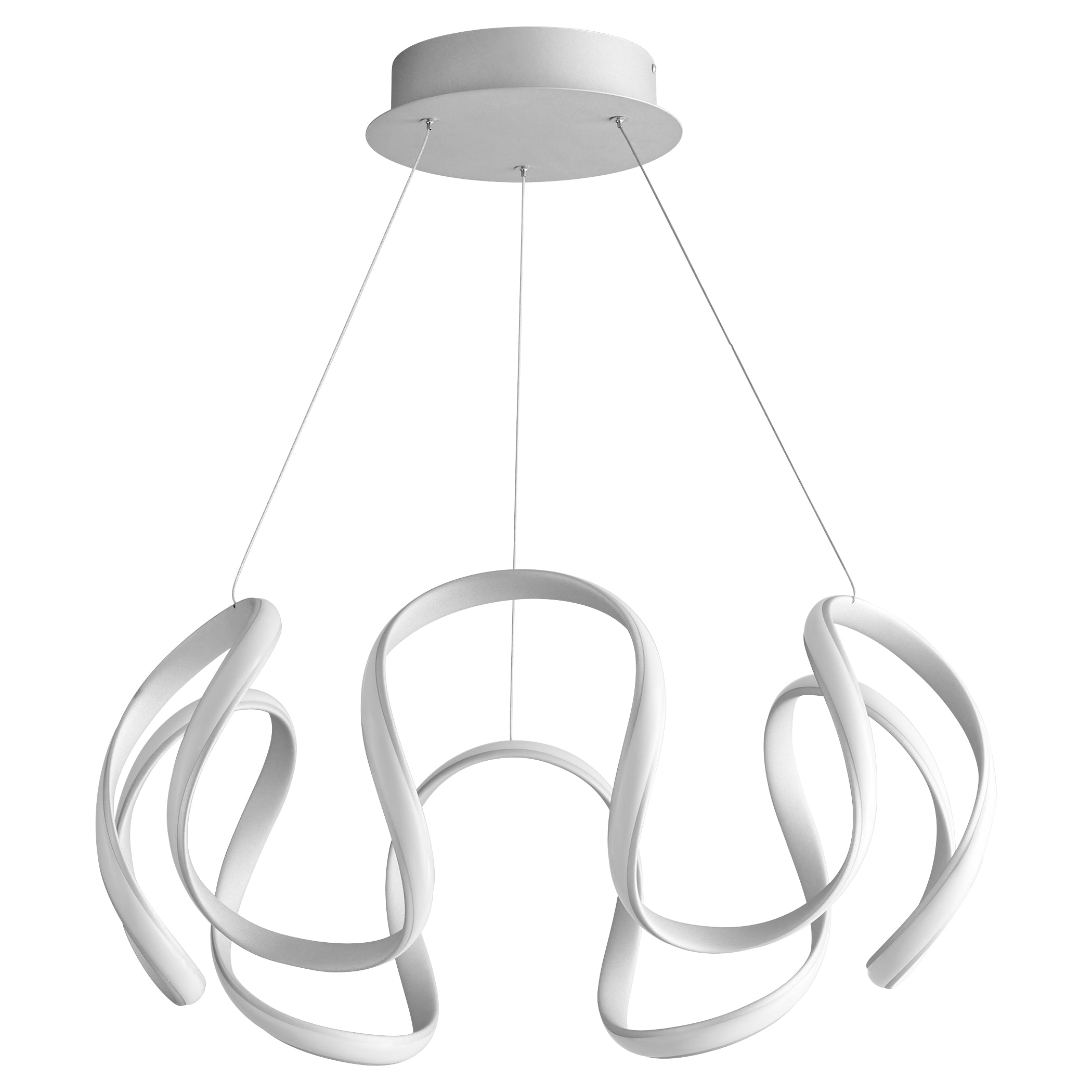 Oxygen Cirro 3 61 30 Modern Pendant Light Fixture - Silver Graphite Finish for Dining Room, Kitchen Island & Living Room Lighting