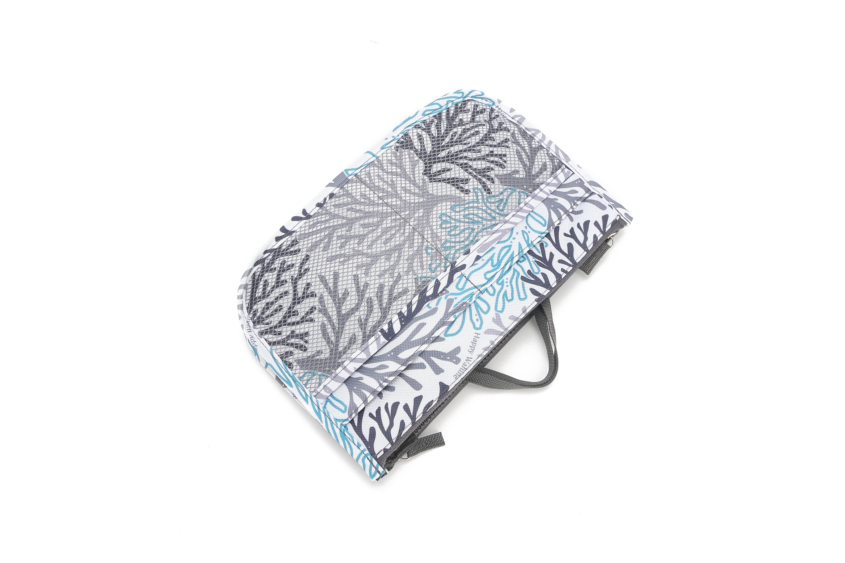 Makiko Large Coral Blue Bag Organizer - Premium Travel & Handbag Storage Solution for Women | Perfect for Purses, Totes & Luggage