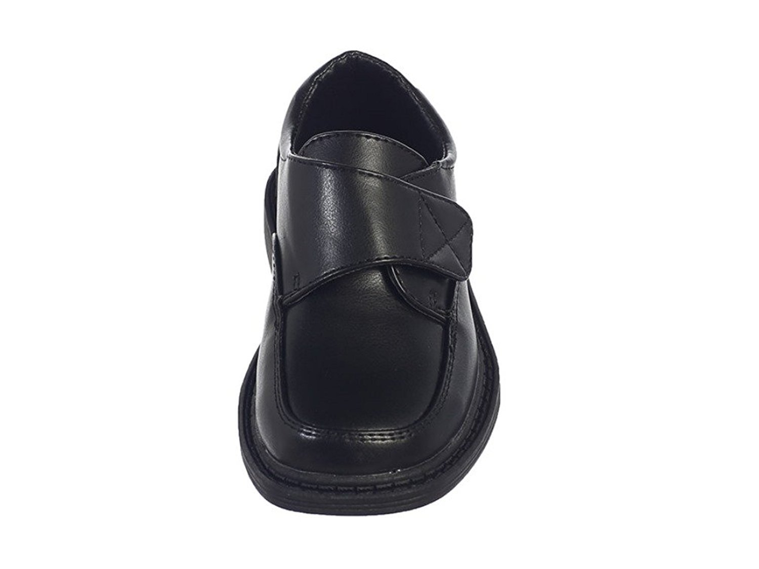 Boys Matte Dress Shoes with Velcro Strap - Comfortable Formal Shoes for Kids - Perfect for Weddings, School Events & Special Occasions