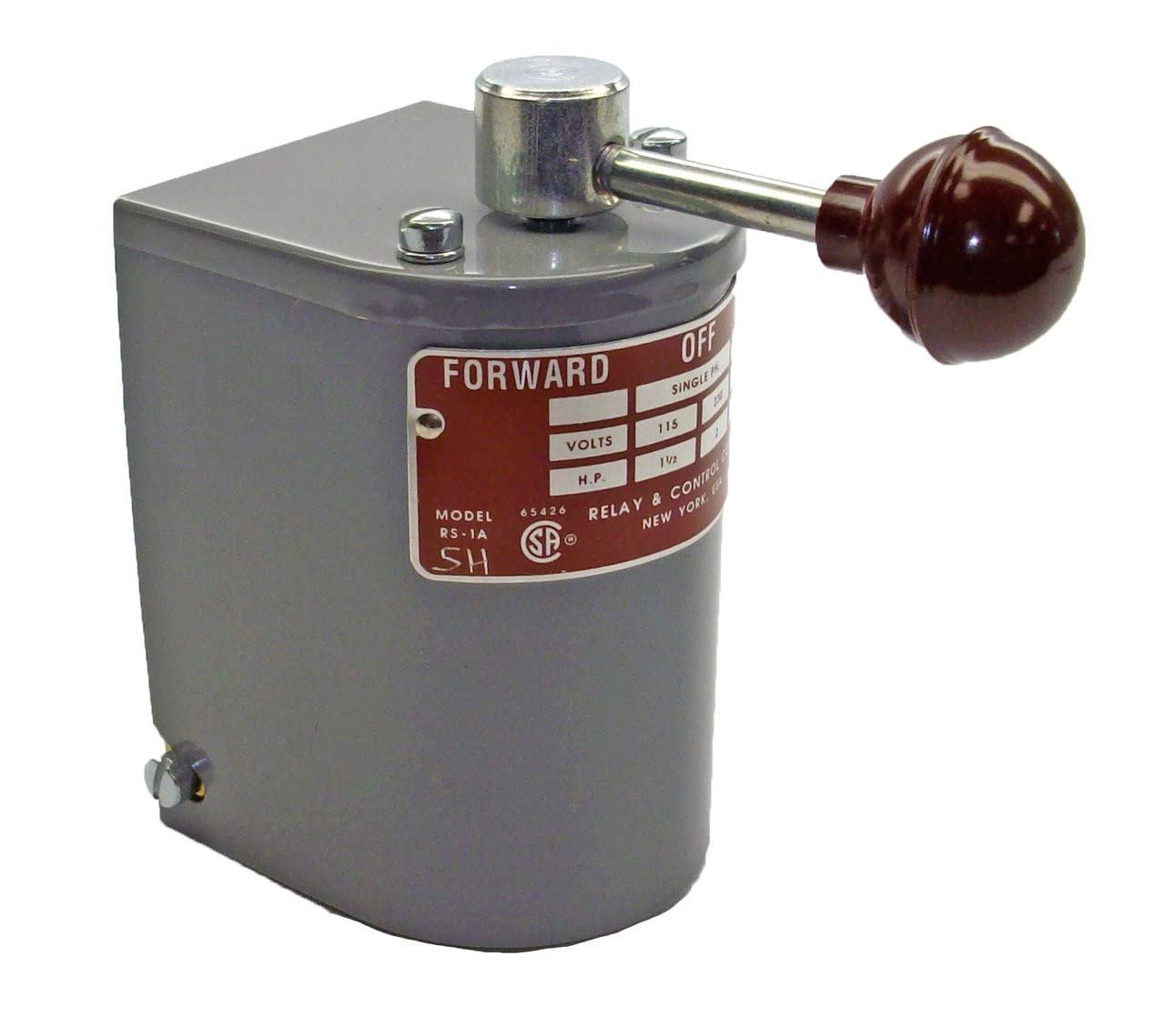 RS-1 Reversing Drum Switch with Handle - Heavy Duty Motor Control for Conveyors, Hoists & Industrial Equipment