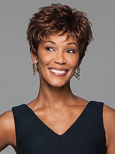 Gabor Wigs Short Textured Boy Cut Zest Wig Color G15+ Buttered Toast Mist - Average Cap, Capless, Wide Stretch, Thinner Lace Bundle with MaxWigs Hairloss Booklet | Perfect for Everyday Wear, Cosplay & Hair Loss Solutions