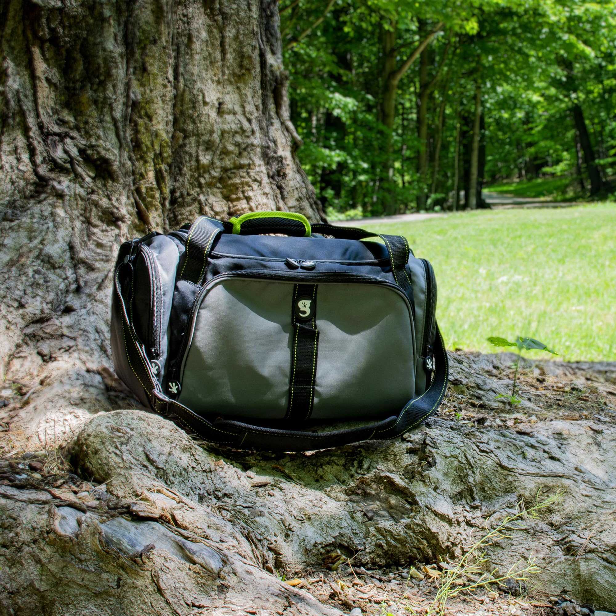 Geckobrands Insulated Leak-Proof Duffel Cooler Bag - Adjustable Strap, Holds 30 Cans or 22 Bottles - Perfect for Beach, Camping, Picnics & Outdoor Adventures