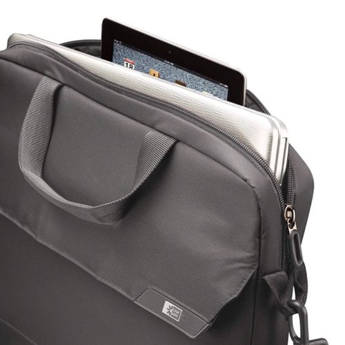 Case Logic MLA-114 14.1-Inch Laptop Sleeve for MacBook Air/Pro & iPad - Lightweight Protective Case with Padded Interior (Gray) - Perfect for Work, School & Travel