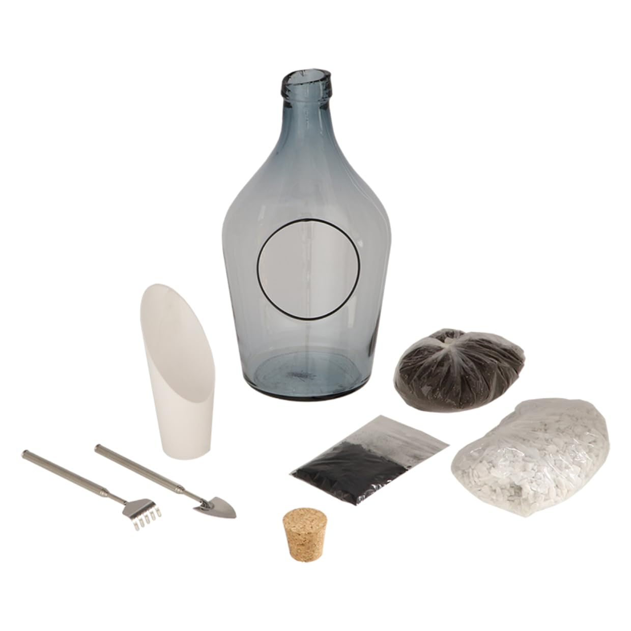 Eschert Design - 3 Liter DIY Glass Plant Terrarium Kit for Succulents, Air Plants & Home Decor | Perfect for Indoor Gardening, Office Desk & Gift Ideas