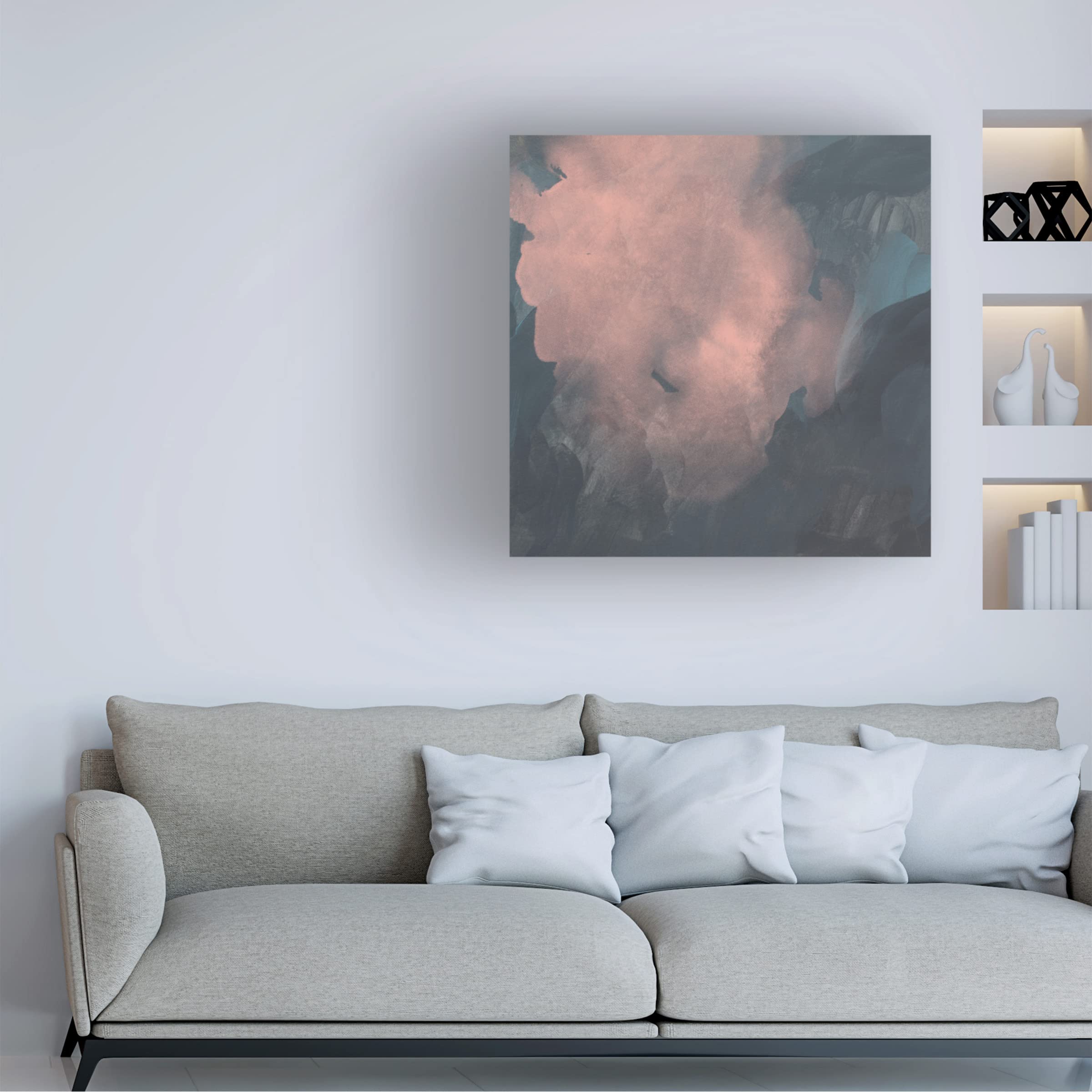 Jacob Green 'Sunset Aura I' Canvas Wall Art Print - Modern Landscape Painting for Living Room, Bedroom & Office Decor | Trademark Fine Art Collection