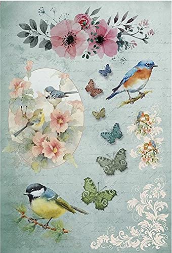 Tits with Butterflies - 2 Sheets