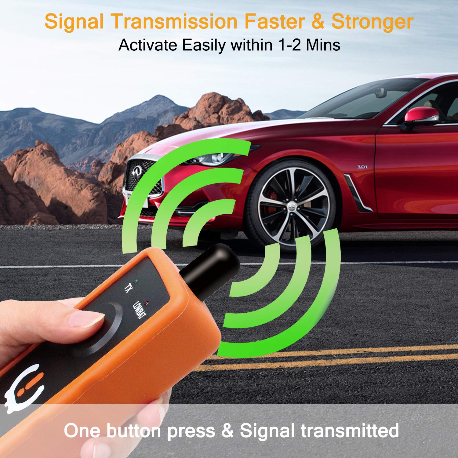 GM TPMS Relearn Tool OEC-T5 GL-50448 - Tire Pressure Monitor System Reset & Programming Tool for GM Vehicles 2006-2024 - Compatible with Chevy, Buick, Cadillac - Perfect for DIY Tire Rotation & Sensor Activation