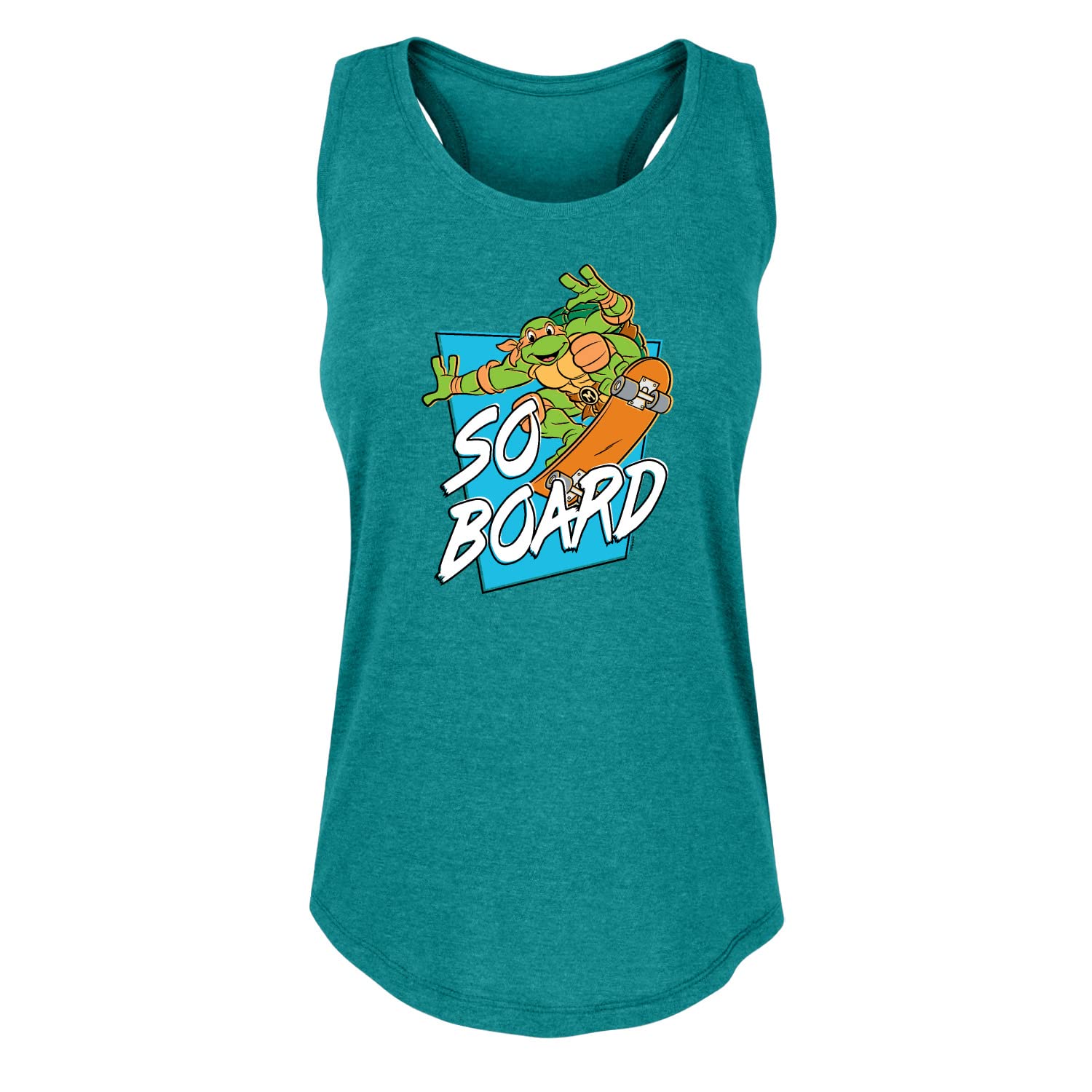 Women's Racerback Tank Top | Teenage Mutant Ninja Turtles Graphic | Soft Hybrid Apparel | Gym, Yoga & Casual Wear