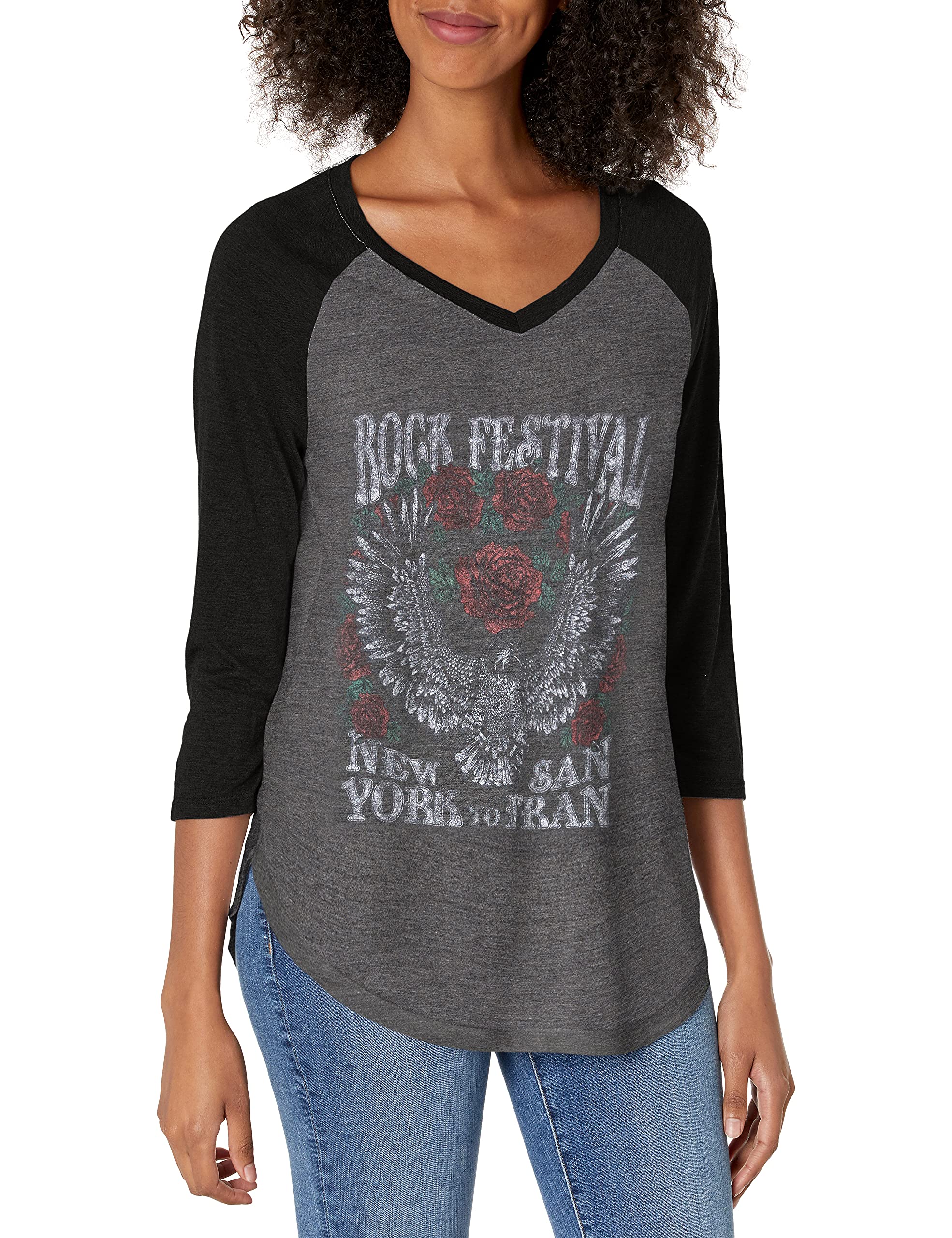 Rebel Rose Women's Ruffle Sleeve Top for Casual Outings