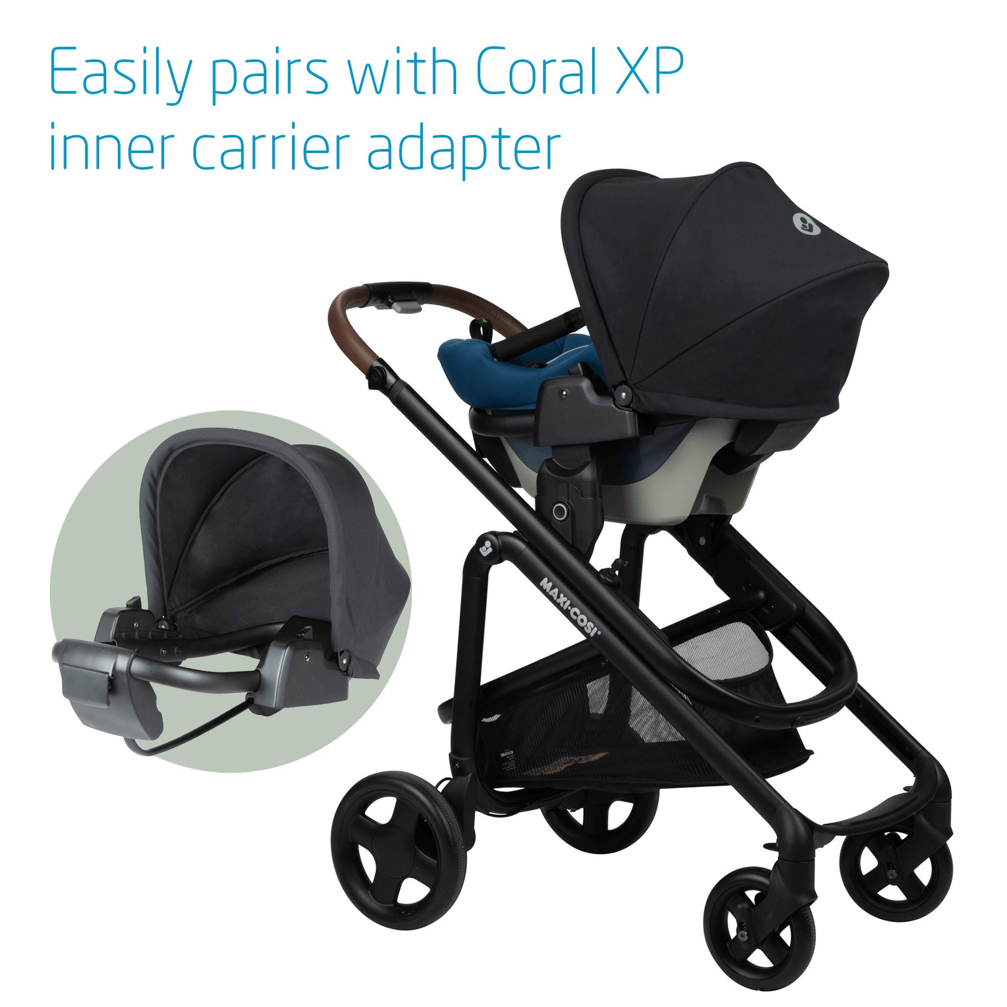 Maxi-Cosi Tayla Lightweight Modular Stroller - Reversible Seat (Parent or World Facing) in Essential Red | Compact Travel Stroller for Newborns & Toddlers | Perfect for City Walks, Shopping & Air Travel