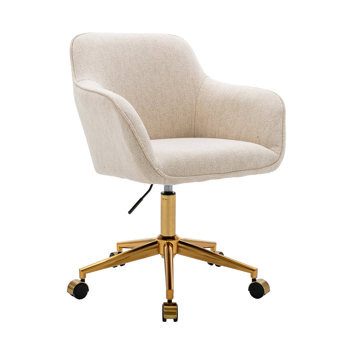 Ergonomic Ava Fabric Office Arm Chair - Adjustable Height & Lumbar Support for Home & Workspace Comfort