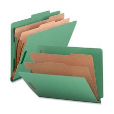 Dark Blue Letter Size Classification Folders with 2 Dividers - Perfect for Office, School, and Home Organization