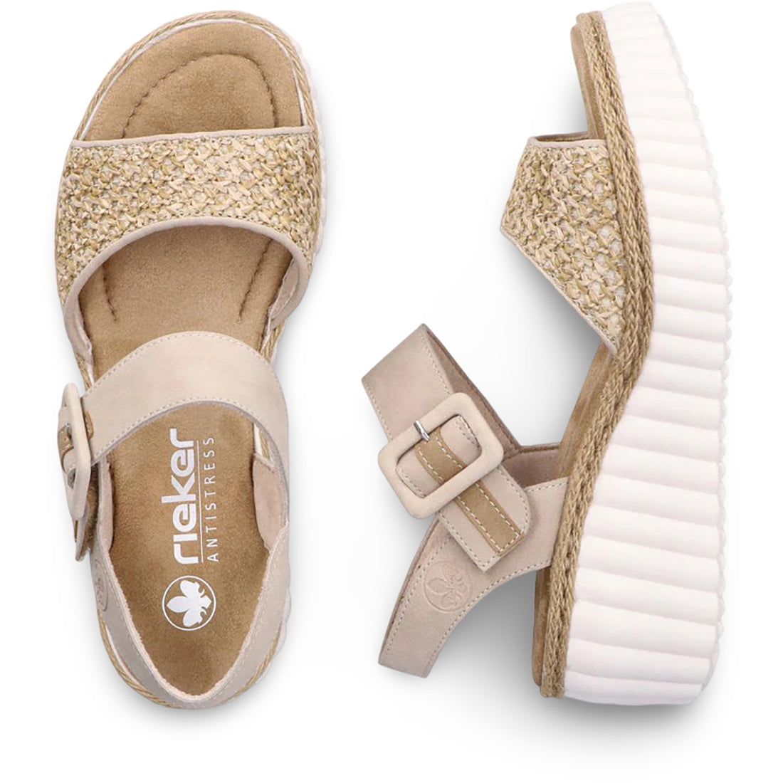 Rieker Rose 61976 Women's Comfortable Casual Shoes - Stylish & Lightweight for Everyday Wear, Walking, and Office Use