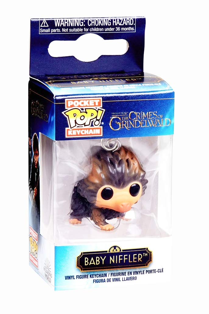 Funko Pop Keychain: Fantastic Beasts 2 Crimes of Grindelwald - Baby Niffler (Brown) | Collectible Harry Potter Merchandise | Perfect for Backpacks, Key Rings & Gift Giving