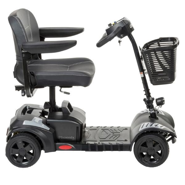 Drive Medical Phoenix LT 4 Wheel Mobility Scooter - Lightweight & Portable Electric Scooter for Adults & Seniors - Perfect for Shopping, Travel & Outdoor Activities