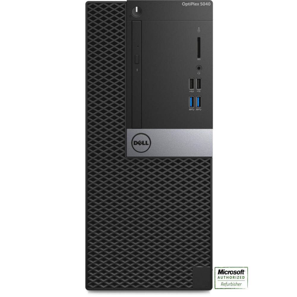 Refurbished Dell OptiPlex 5040 Tower Desktop PC - Intel Core i7-6700, 16GB RAM, 256GB SSD, Windows 10 Pro | Fast Business & Home Office Computer for Productivity & Multitasking