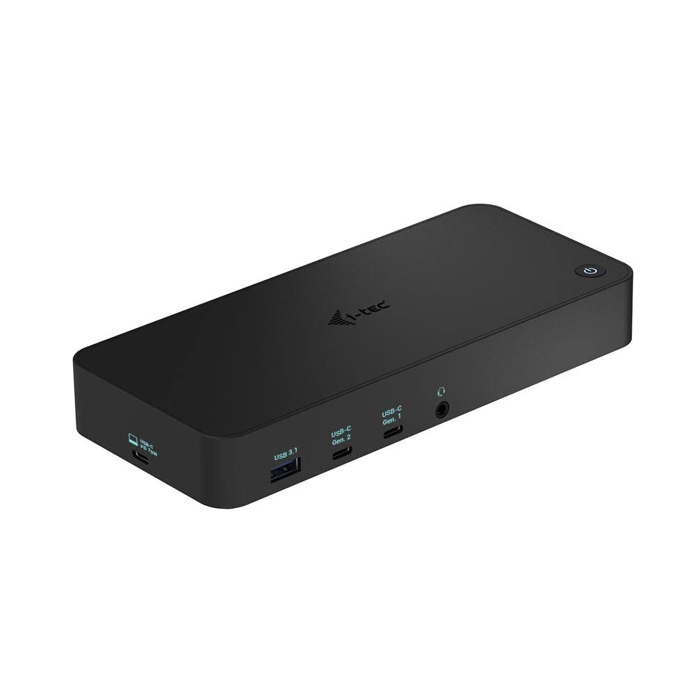 I-TEC 4K USB 3.0 & USB-C Thunderbolt 3 Docking Station with Triple Display - Universal Laptop Dock for MacBook Pro, Dell, HP & More - Perfect for Home Office, Gaming & Multi-Tasking Workspace