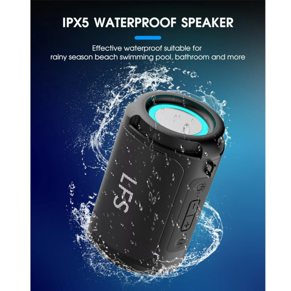 LFS BTSPEAKERV1 Bluetooth Speaker - Portable Wireless Waterproof Mini Speaker with Rich Bass, 10H Playtime - Perfect for Outdoor, Pool Party, Beach & Travel