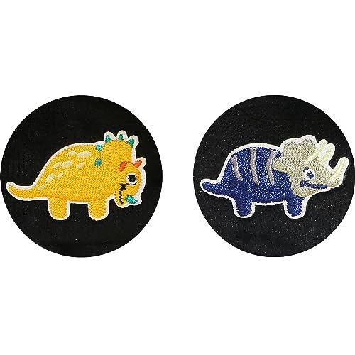 Dinosaur - Orange & Navy Blue